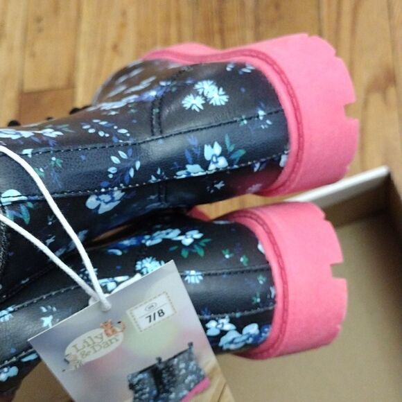 Lily & Dan Toddler Ankle Boots sz 7/8 - Picture 4 of 5